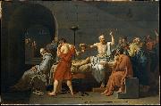 Jacques-Louis  David The Death of Socrates oil painting on canvas